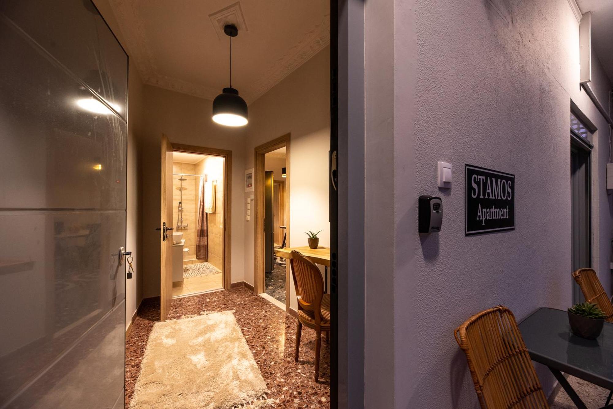 Stamos Apartment Airport Spáta Dış mekan fotoğraf
