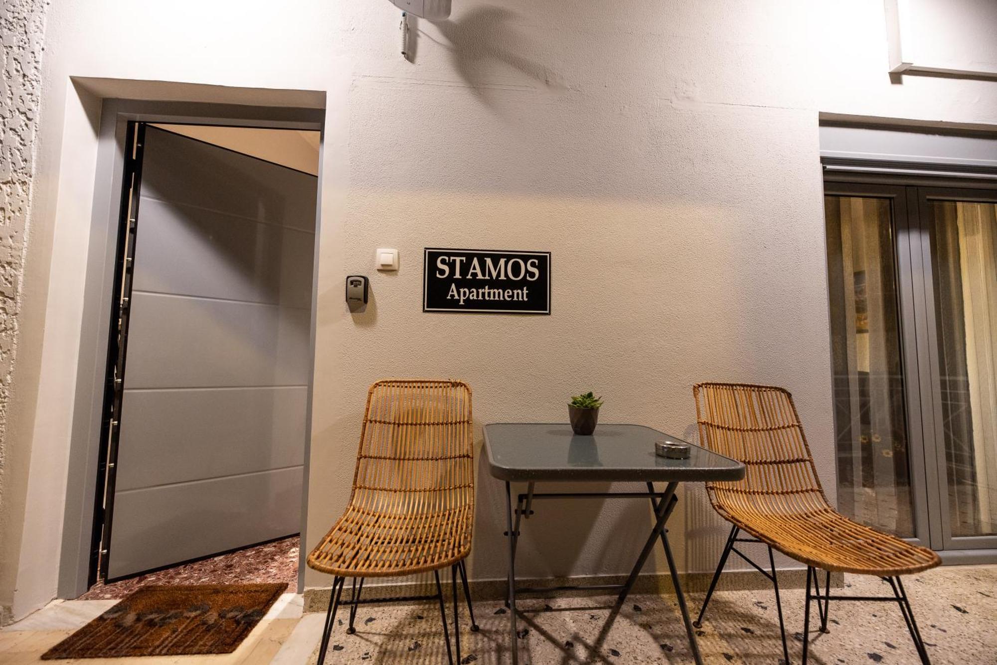 Stamos Apartment Airport Spáta Dış mekan fotoğraf