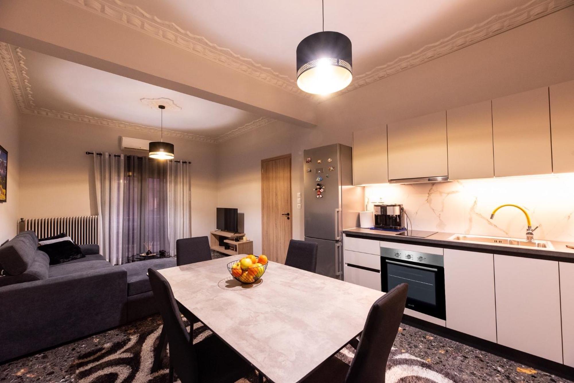 Stamos Apartment Airport Spáta Dış mekan fotoğraf